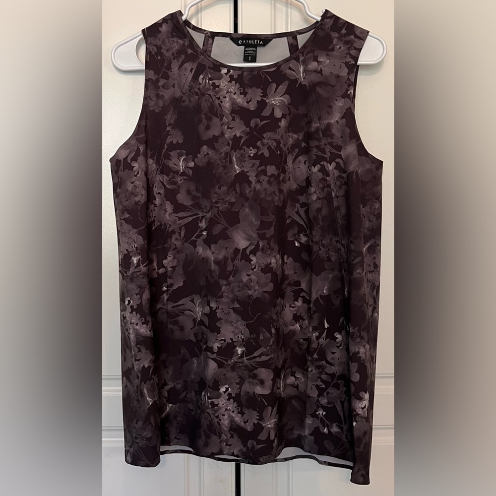 Athleta Gray and Purple Dress